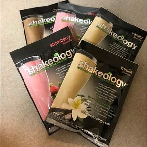 SHAKEOLOGY 5 INDIVIDUAL PACKAGE ASSORTED FLAVORS